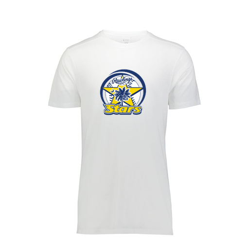 [FTSCUBWH-AS-LOGO1] Decker Men's Tri-Blend T-Shirt - Short Sleeve (Adult S, White, Logo 1)