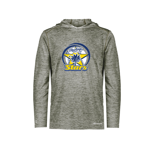 [FOLHCGGY-AS-LOGO1] Decker Men's Charge Hoodie (Adult S, Gray, Logo 1)