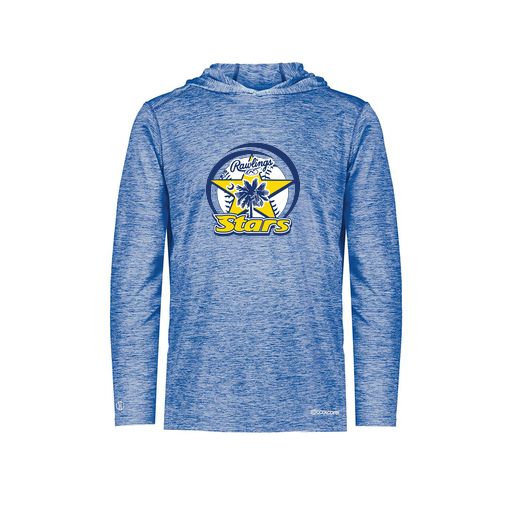 [FOLHCGRY-YS-LOGO1] Decker Youth Charge Hoodie (Youth S, Royal, Logo 1)