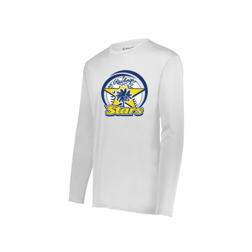 [222822.005.XS-LOGO1] Men's LS Smooth Sport Shirt (Adult XS, White, Logo 1)